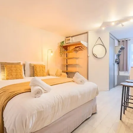 アパート Le Du Grand Stade De Lille Avec Parking Prive Gratuit ヴィルヌーヴ＝ダスク